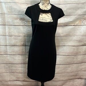 Trina Turk Cocktail Dress Keyhole Front Black Size 2